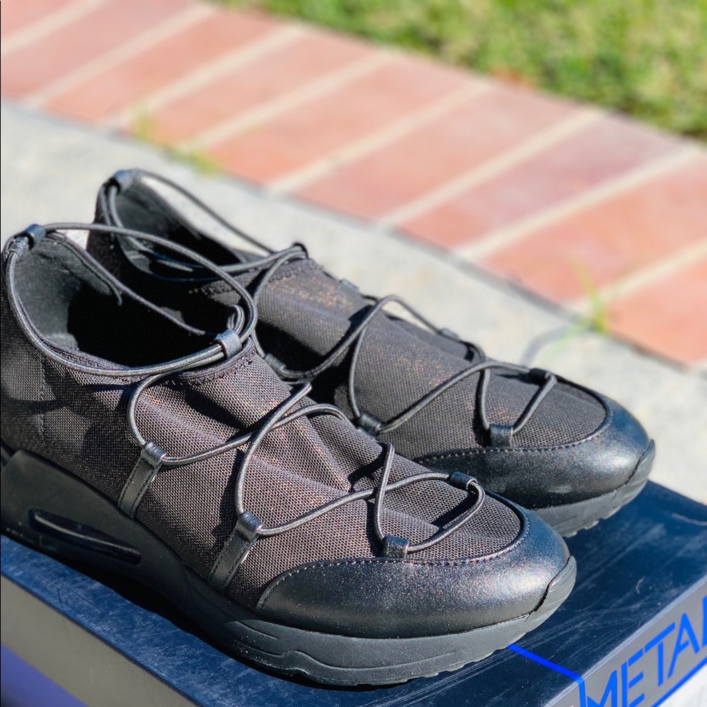 Gun Metal Lorette Sneakers NWB